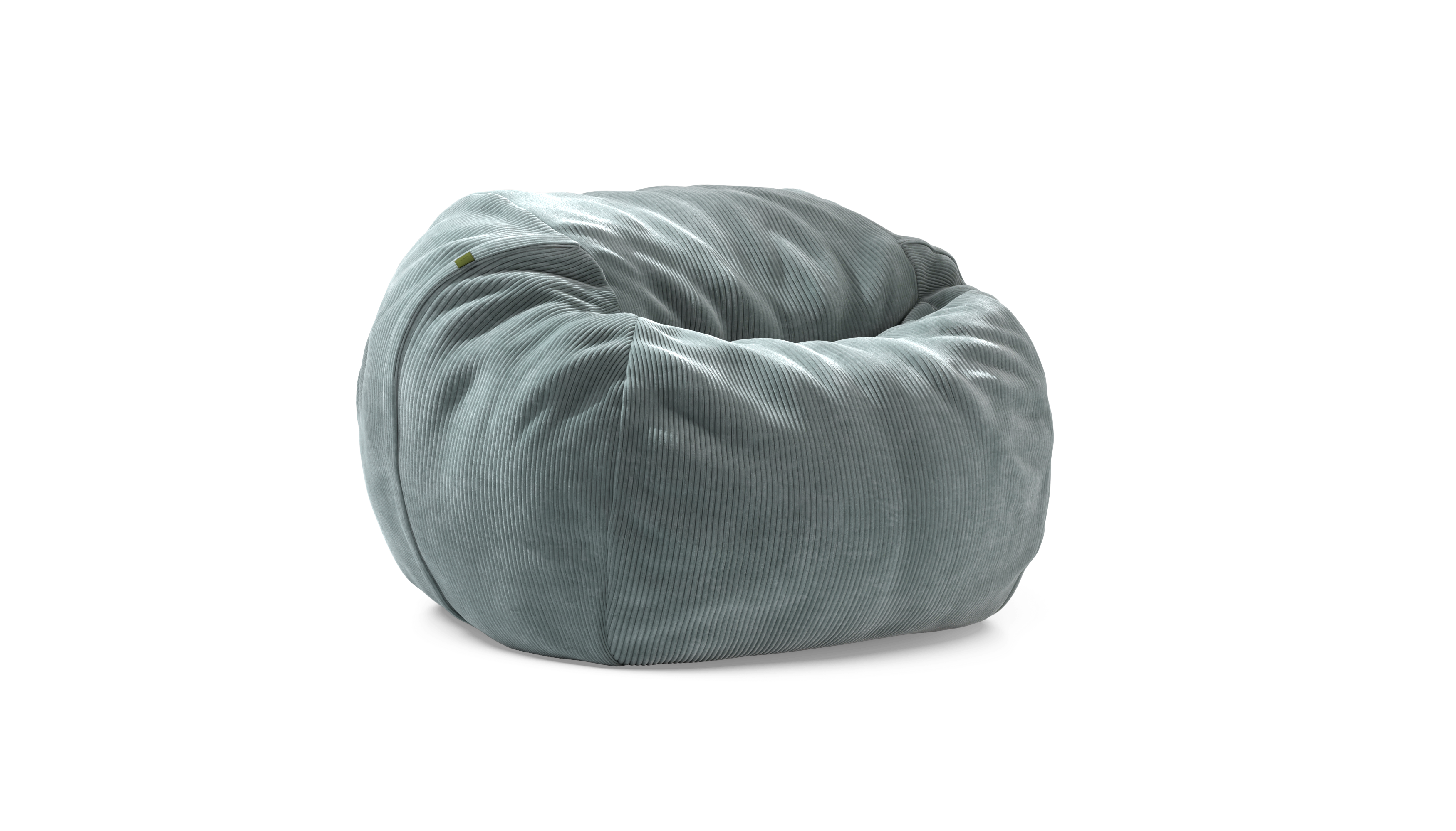 vetsak Cover Beanbag Medium fodera Cord Velour Menta