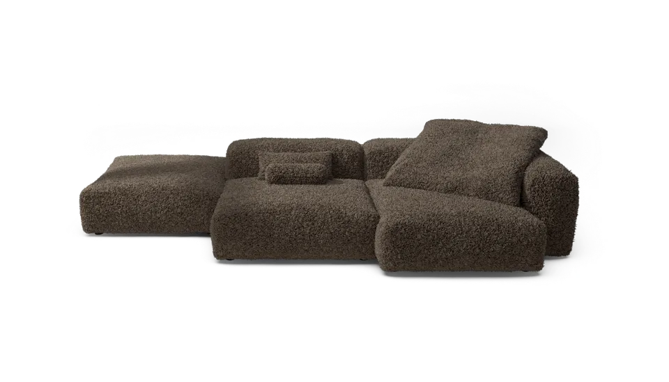 vetsak Sofa Set 09 The Island divano modulare Doodle Cacao 6 posti