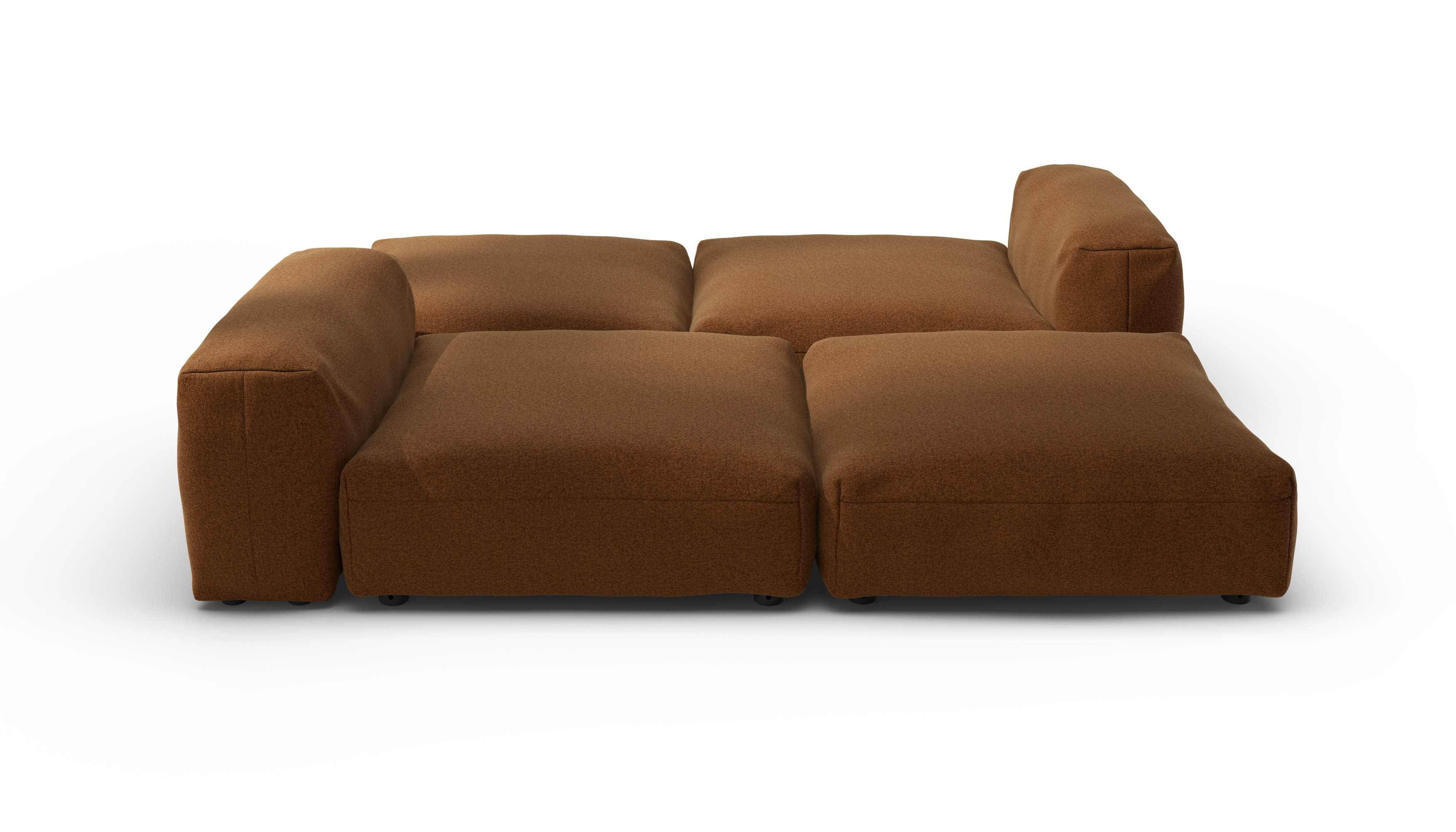 vetsak Sofa Set 08 Daybed divano outdoor Pebble Sundried 6 posti