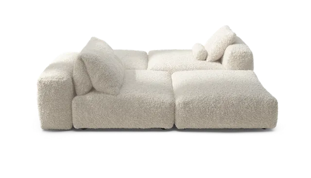 vetsak Sofa Set 08 Daybed divano modulare crema 210x241