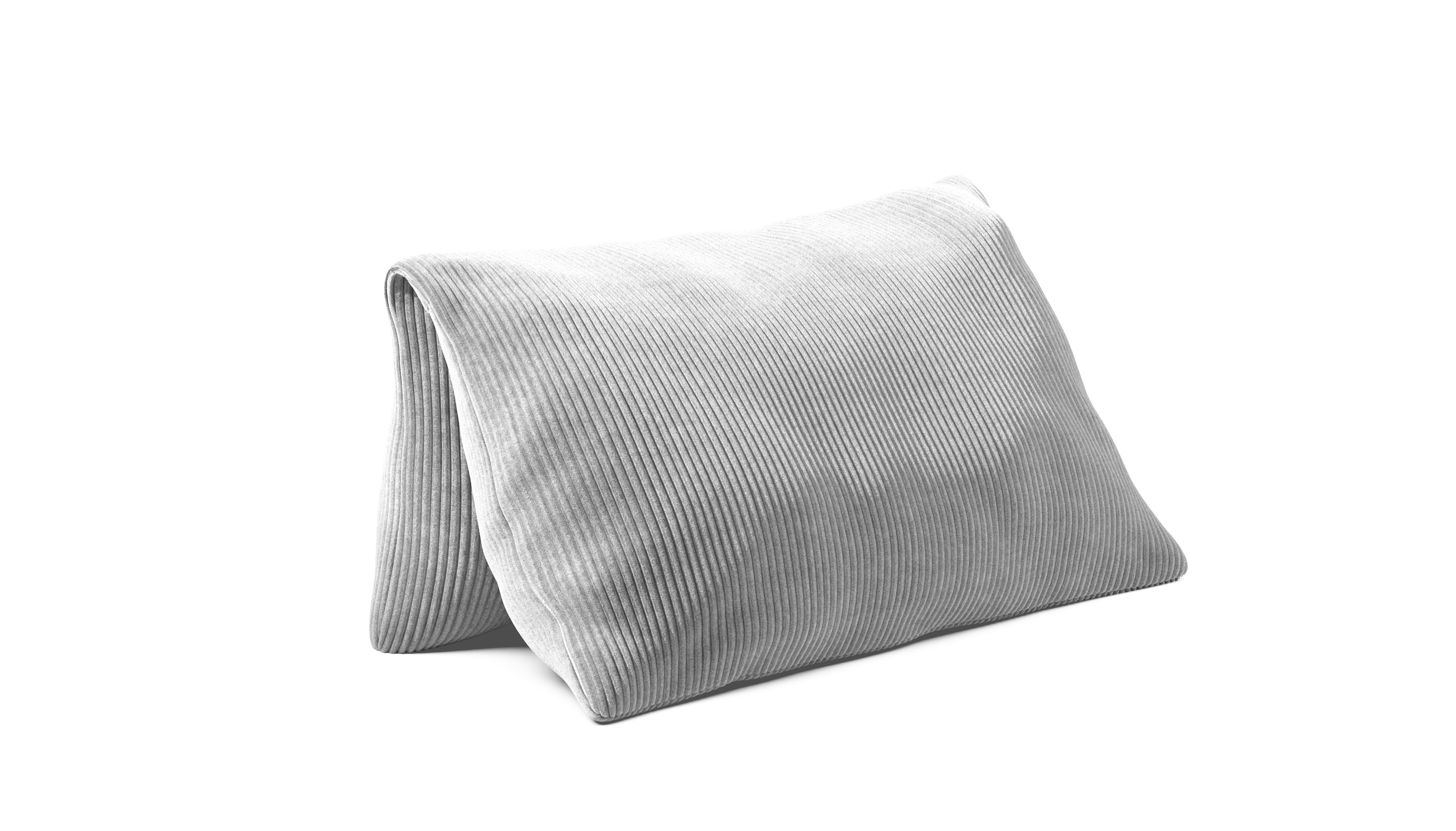 vetsak Jumbo Pillow cuscino grigio chiaro cord velour