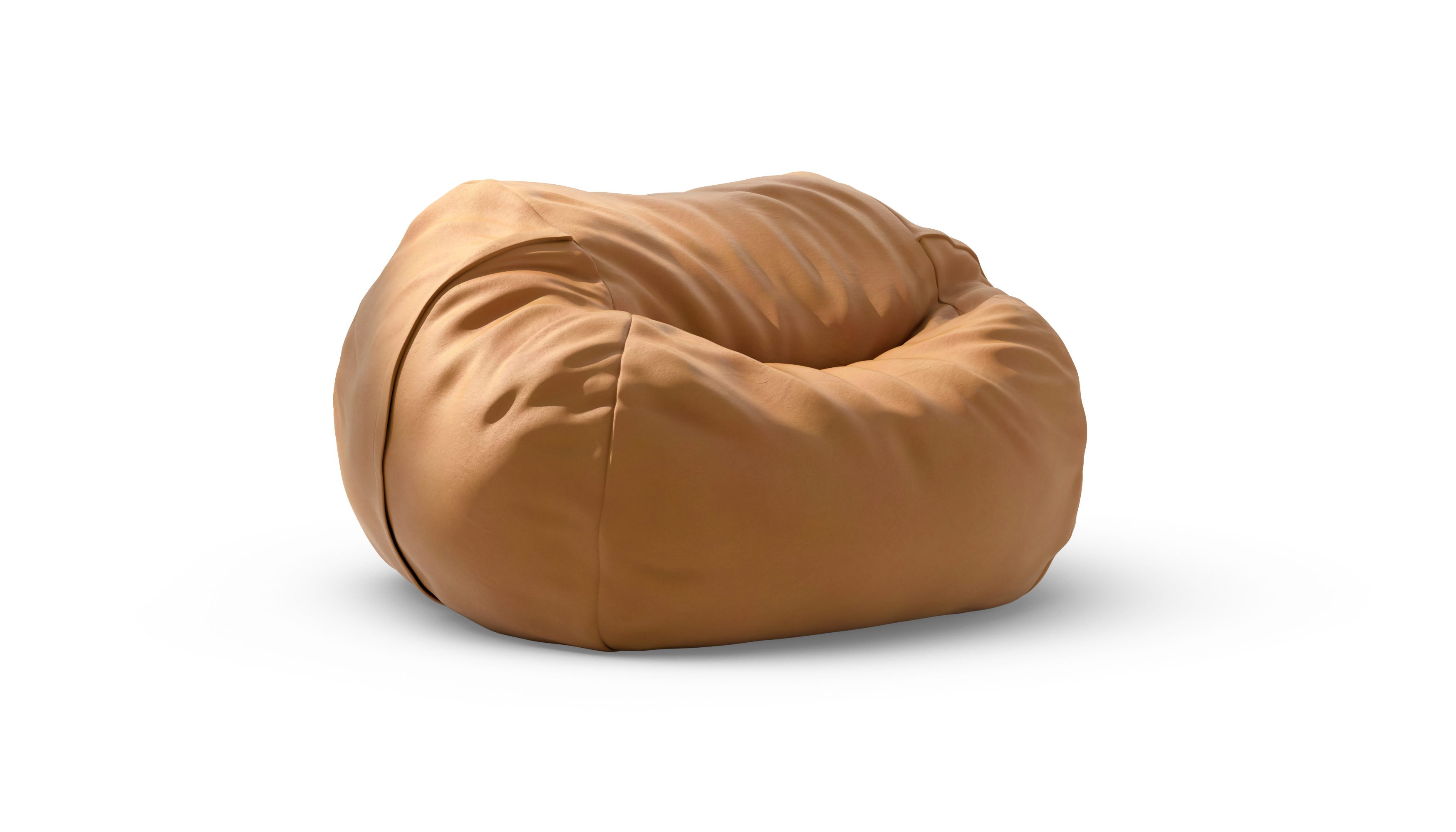 Vetsak Cover Beanbag Large fodera in pelle marrone