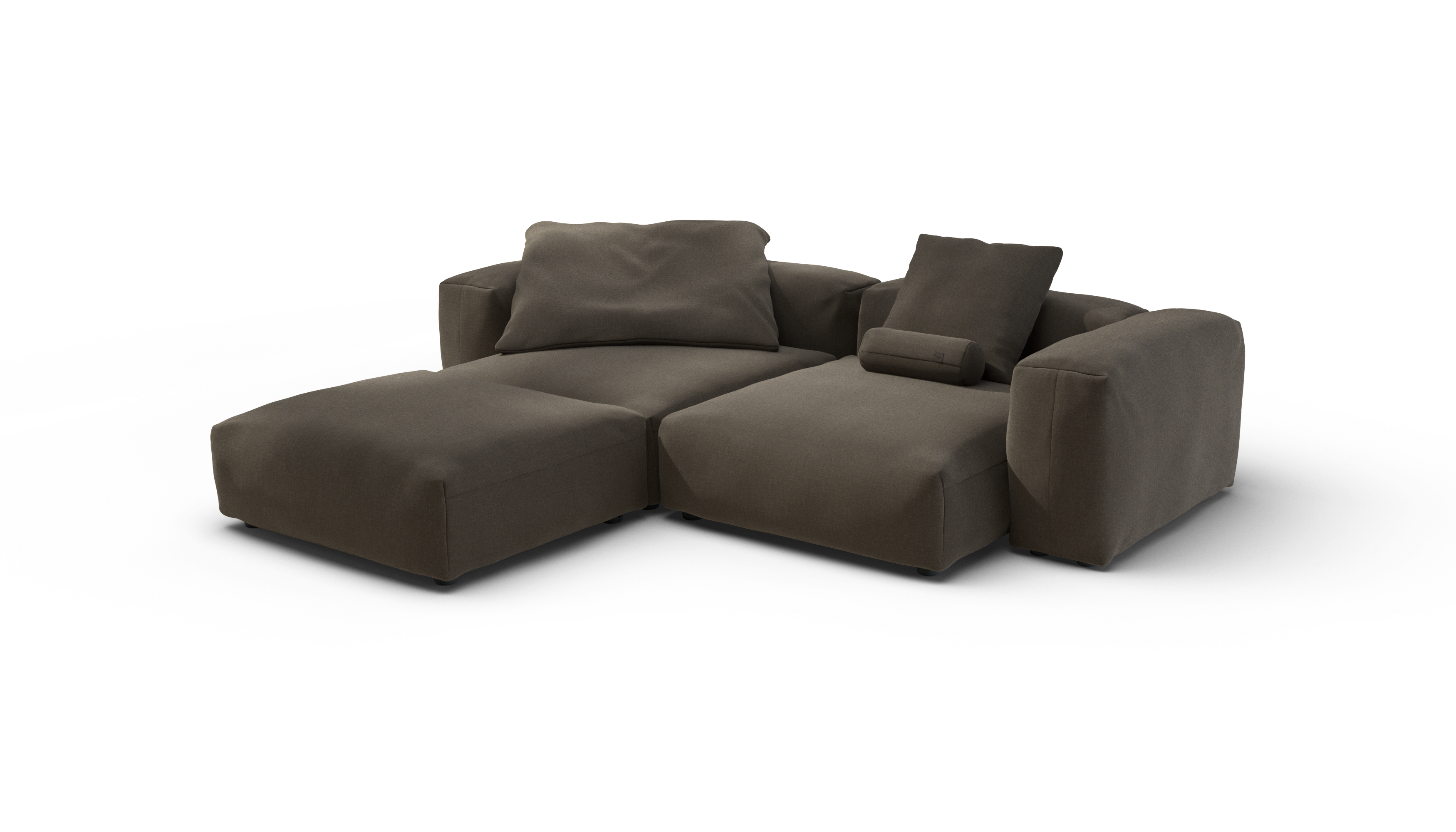 vetsak Sofa Set 03 divano angolare marrone 272x220