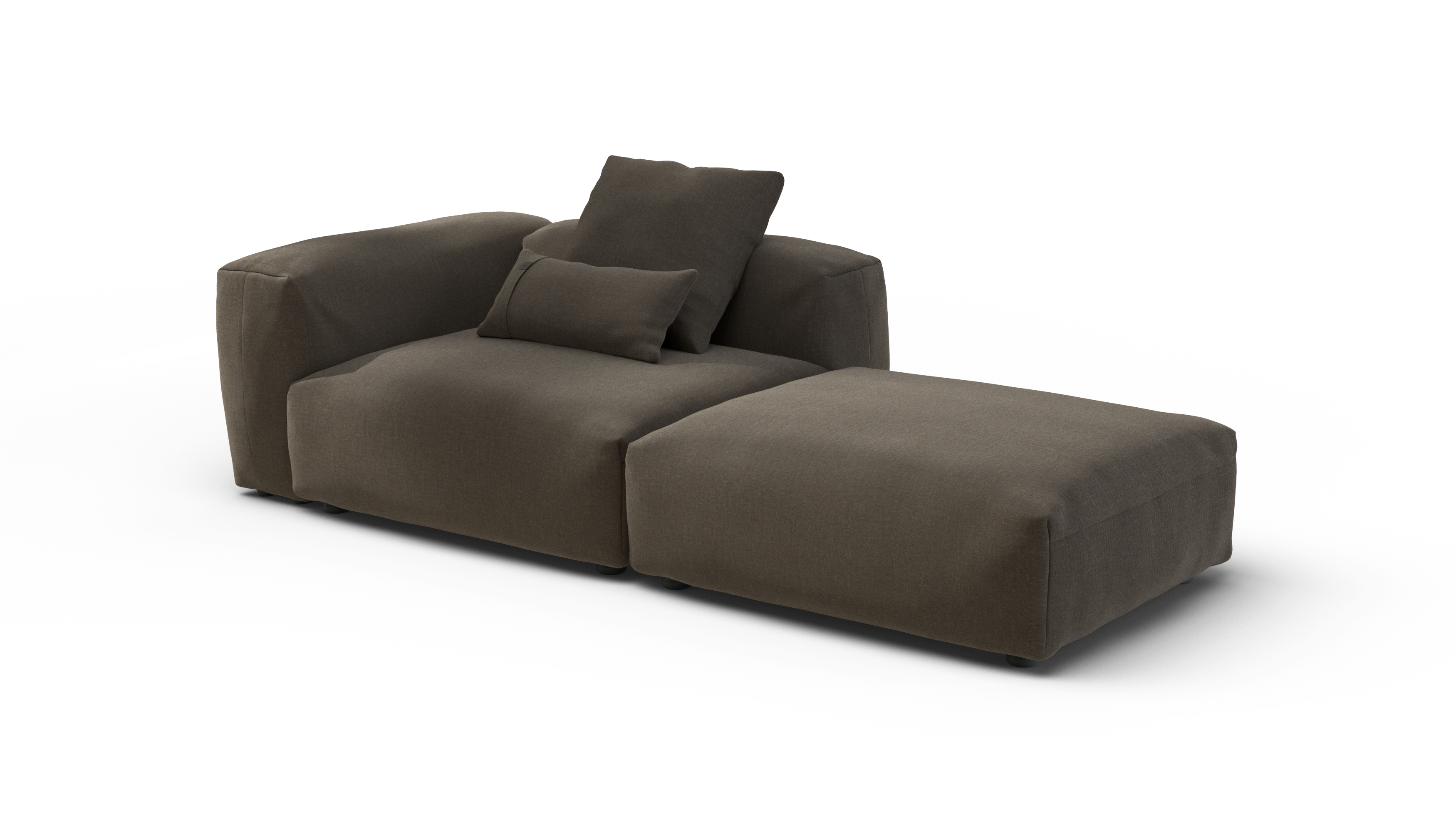 vetsak Sofa Set 01 Large divano modulare marrone 210x115