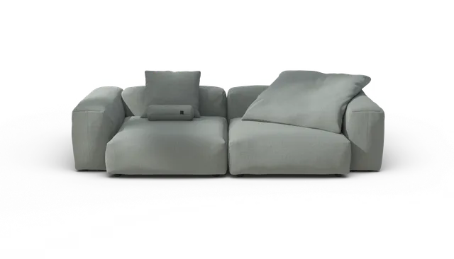 vetsak Sofa Set 02 Large divano modulare Breeze salvia 272x115