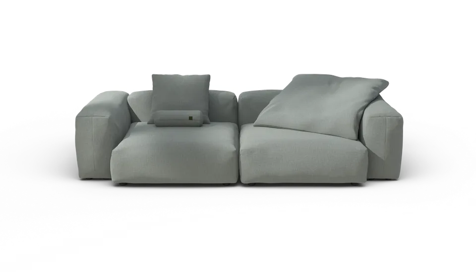 vetsak Sofa Set 02 Large divano modulare Breeze salvia 272x115