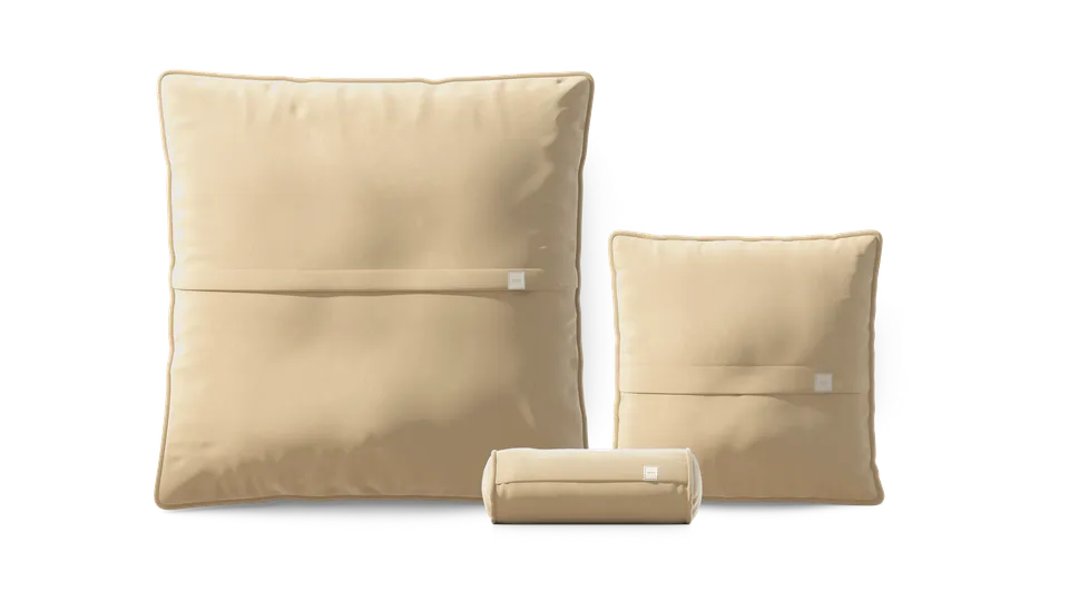 vetsak Pillow Set 2 set cuscini crema suave