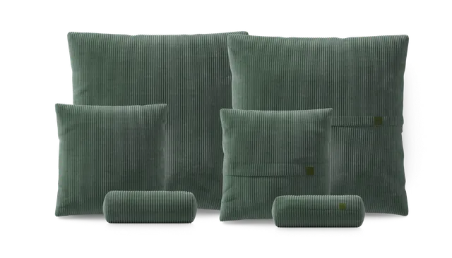 Vetsak Pillow Set 3 set 6 cuscini velluto hunter