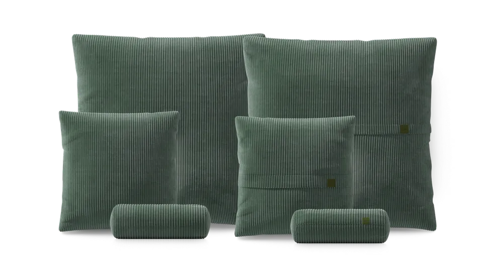 Vetsak Pillow Set 3 set 6 cuscini velluto hunter
