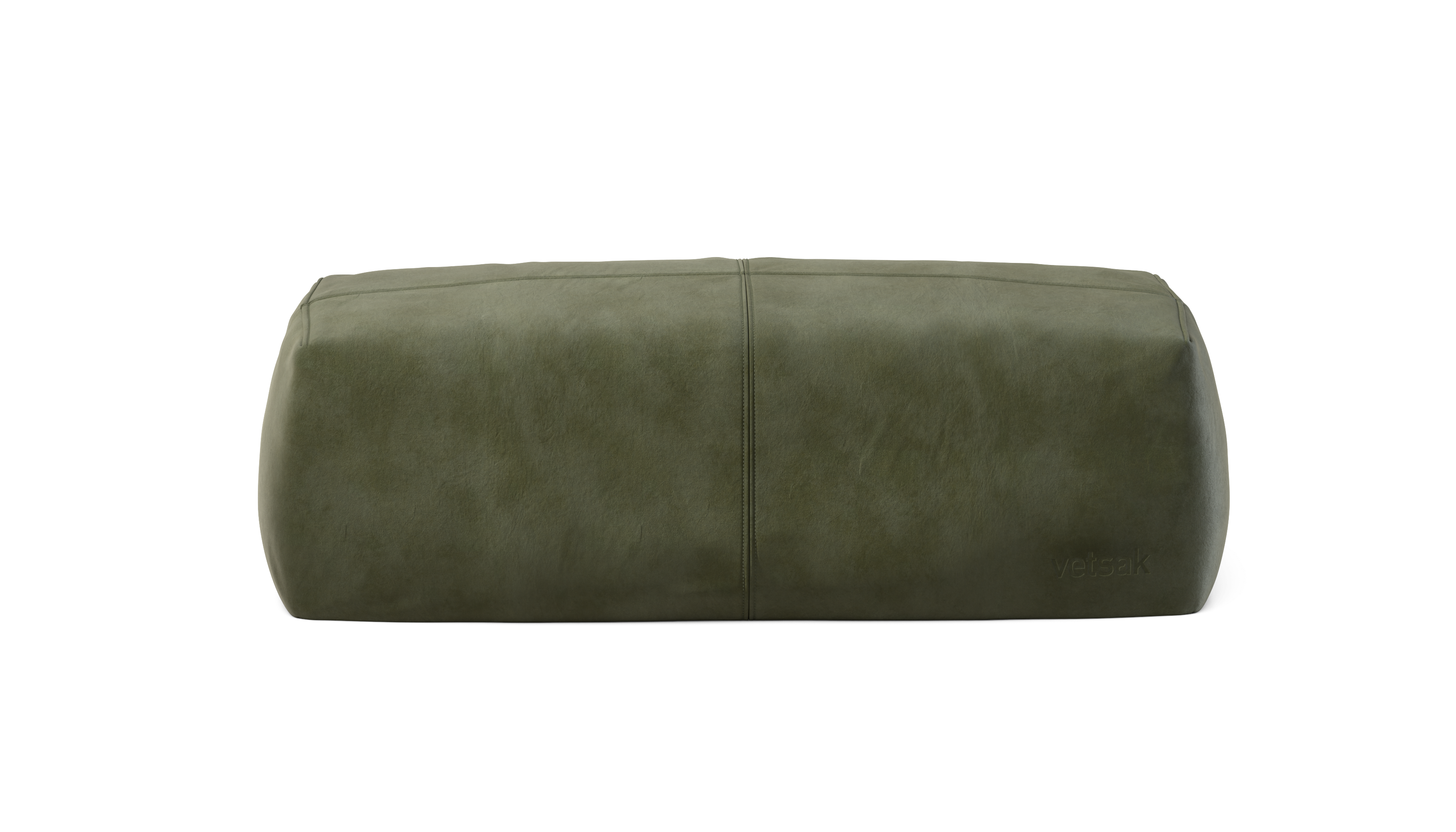 vetsak Lounge Pillow cuscino pelle oliva