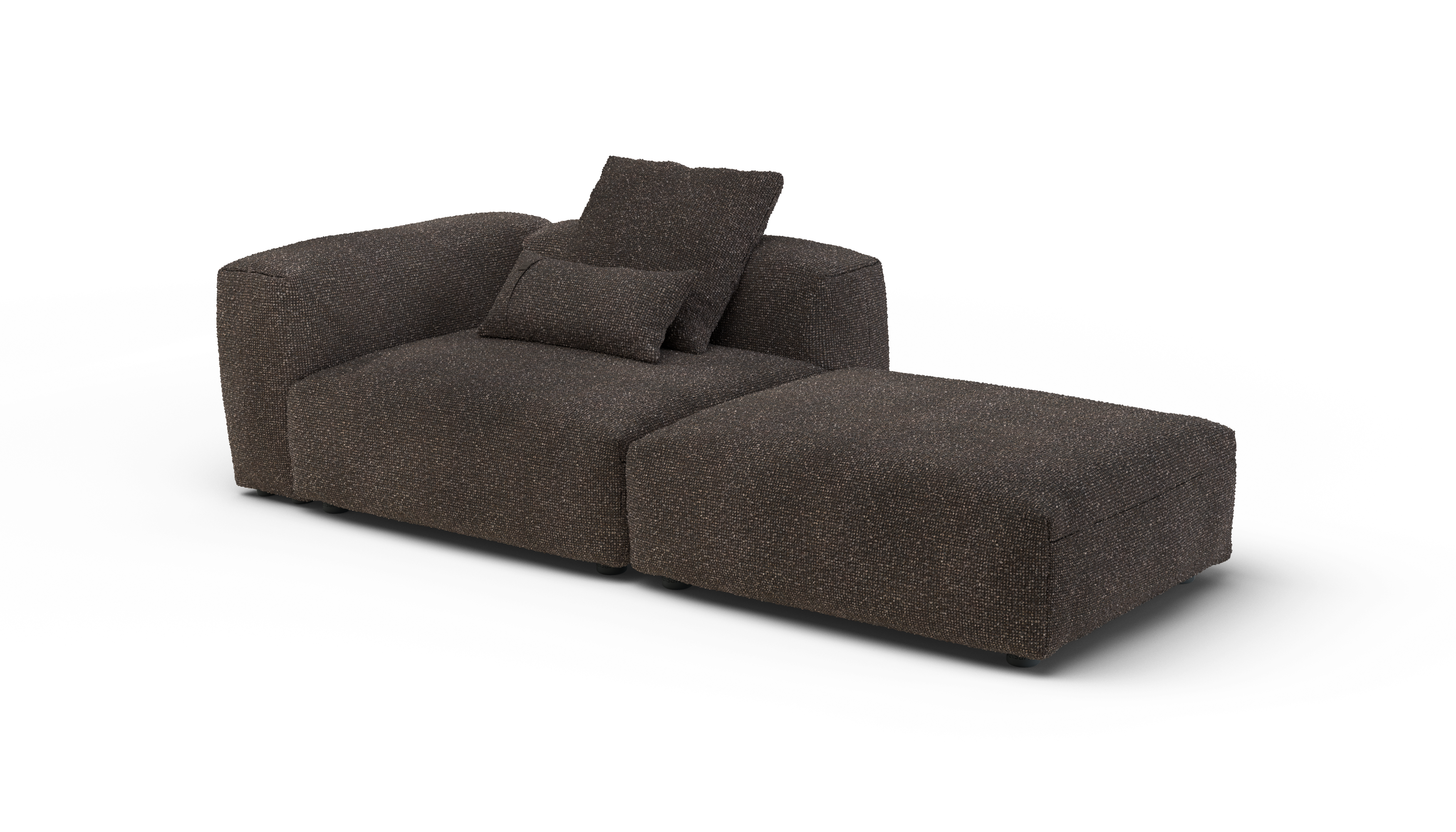 vetsak Sofa Set 01 Large divano Nub noce 3,5 posti