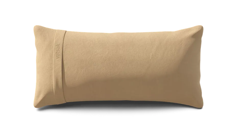 vetsak Pillow cuscino beige in pelle