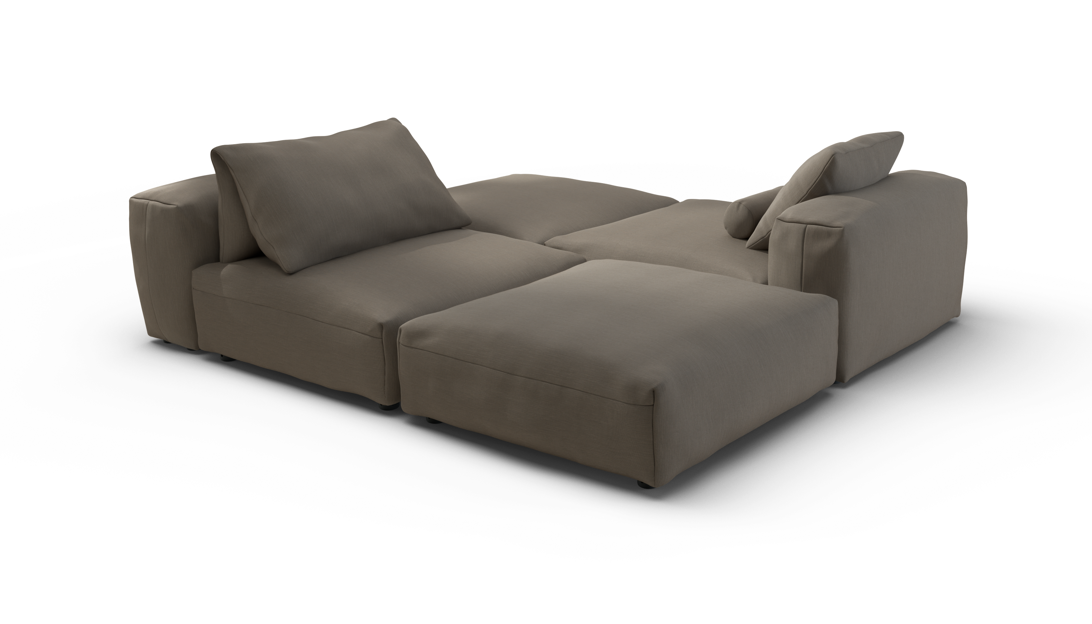 vetsak Sofa Set 08 Daybed divano esterno 6 posti driftwood