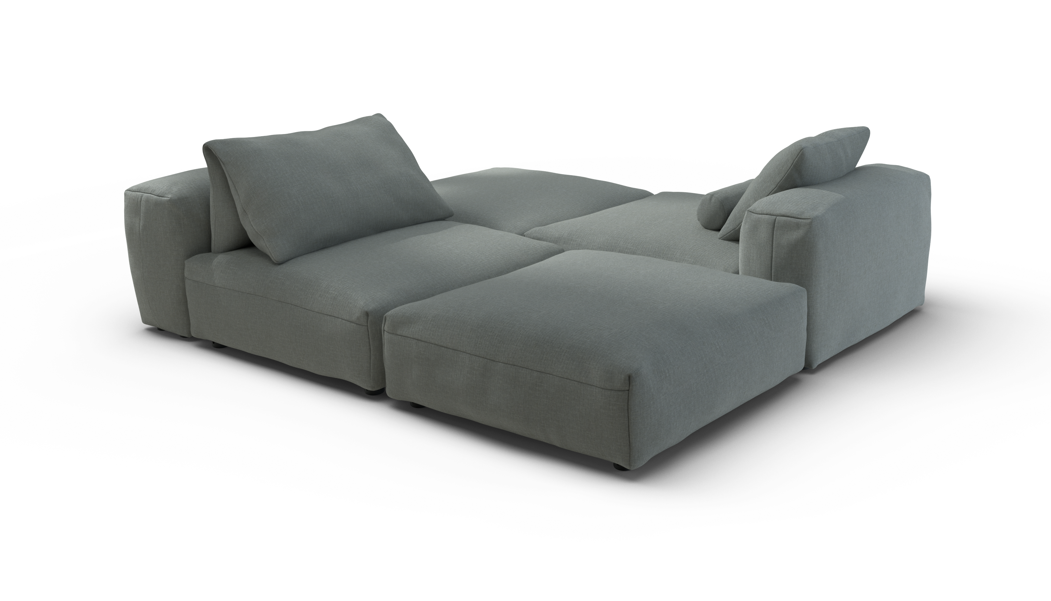 Vetsak Set 08 Daybed Breeze divano isola 6 posti salvia