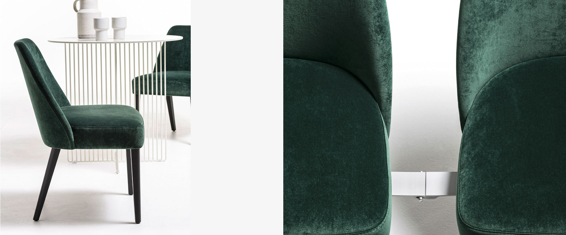 La Cividina Velour sedia per soggiorno