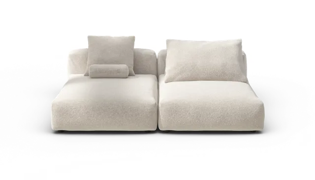 vetsak Sofa Set 01 XLarge divano modulare Nub Creme 4 posti