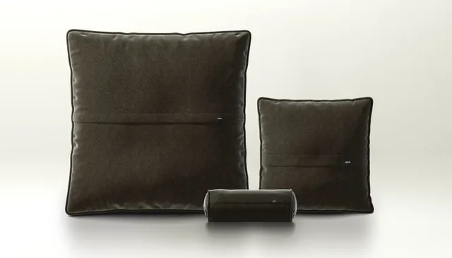 vetsak Pillow Set 2 cuscini antracite 2 pezzi suave