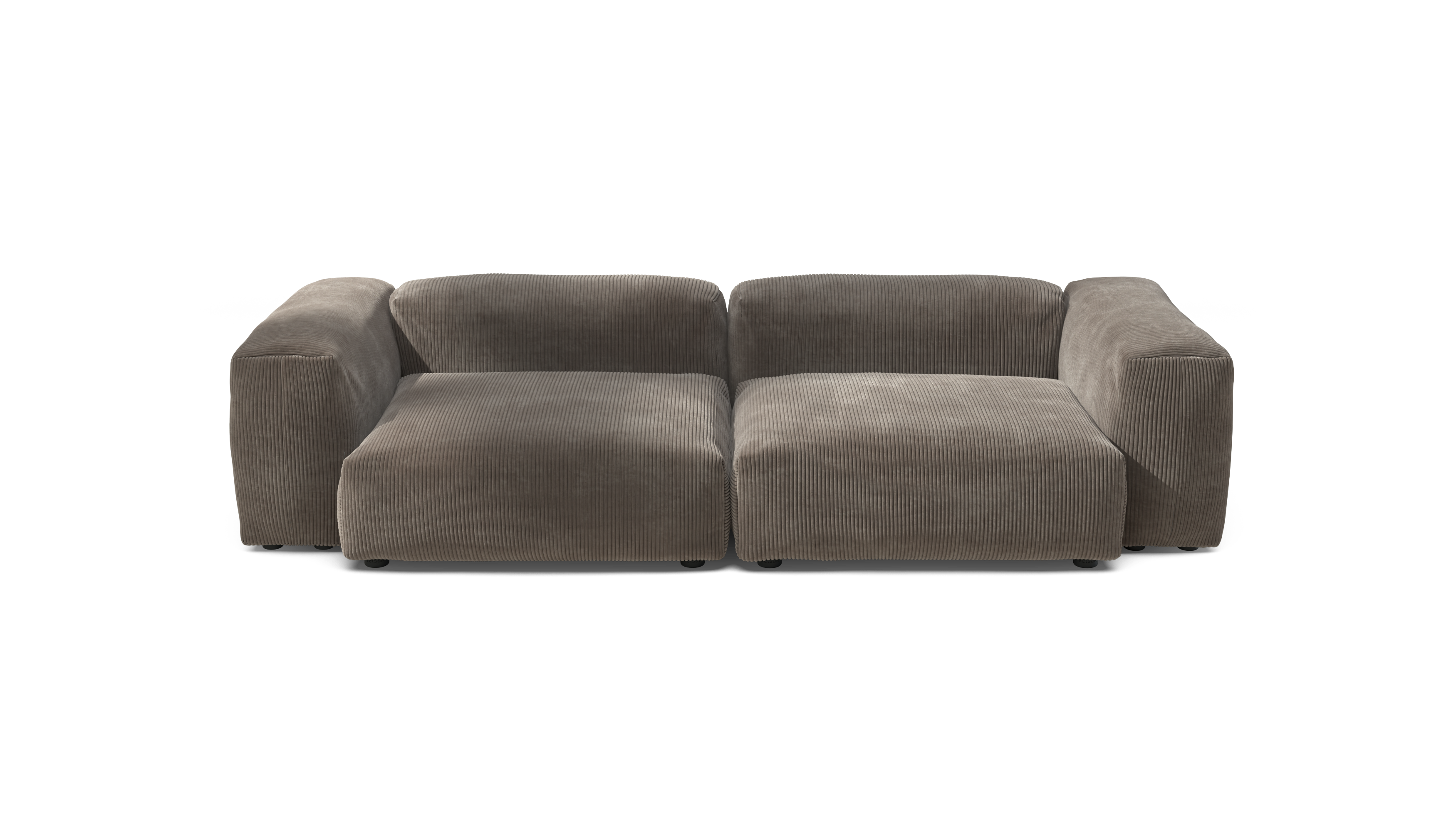 vetsak Sofa Set 02 Large divano modulare moka velluto