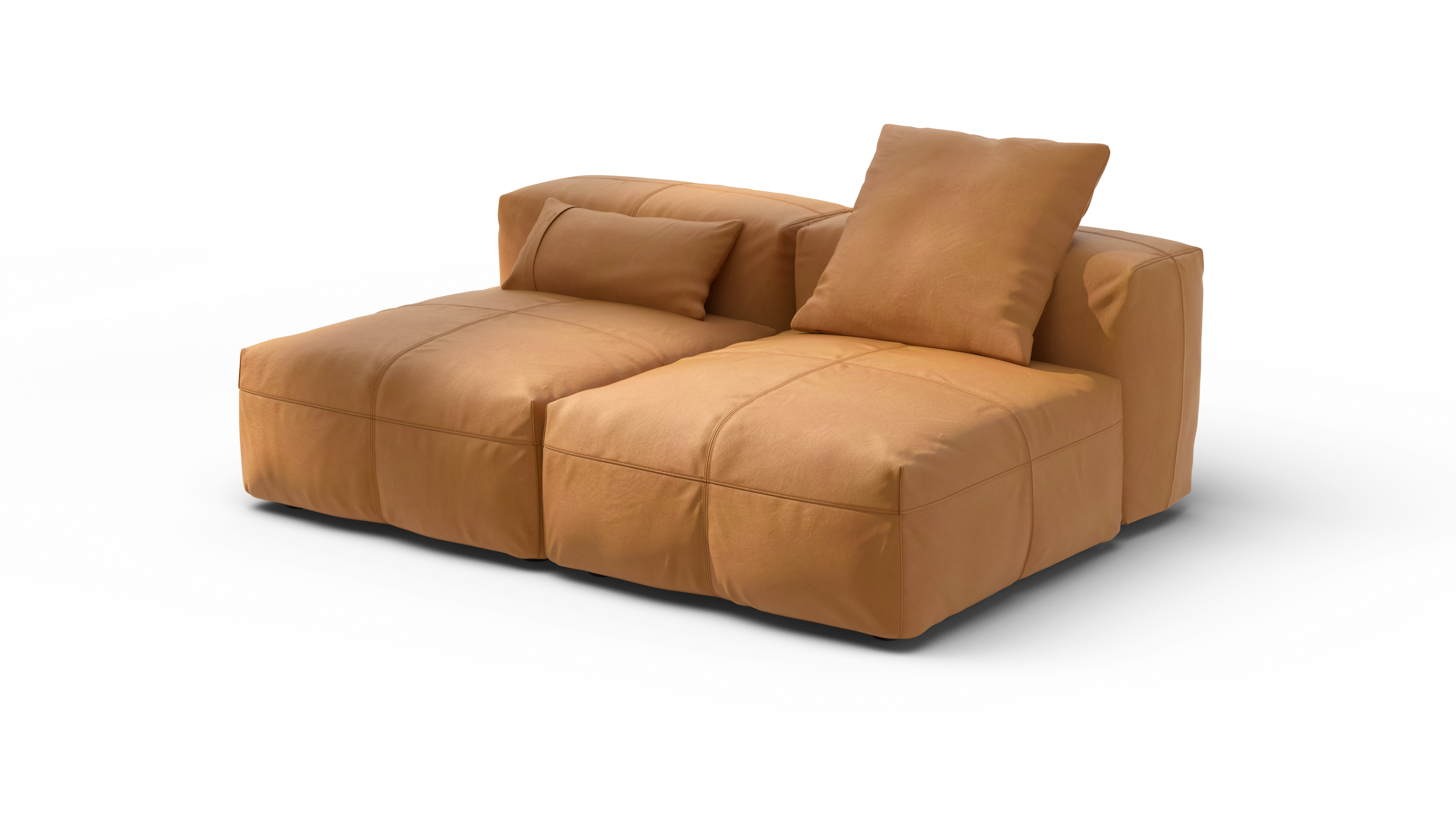 vetsak Sofa Set 01 M divano 3 posti marrone pelle