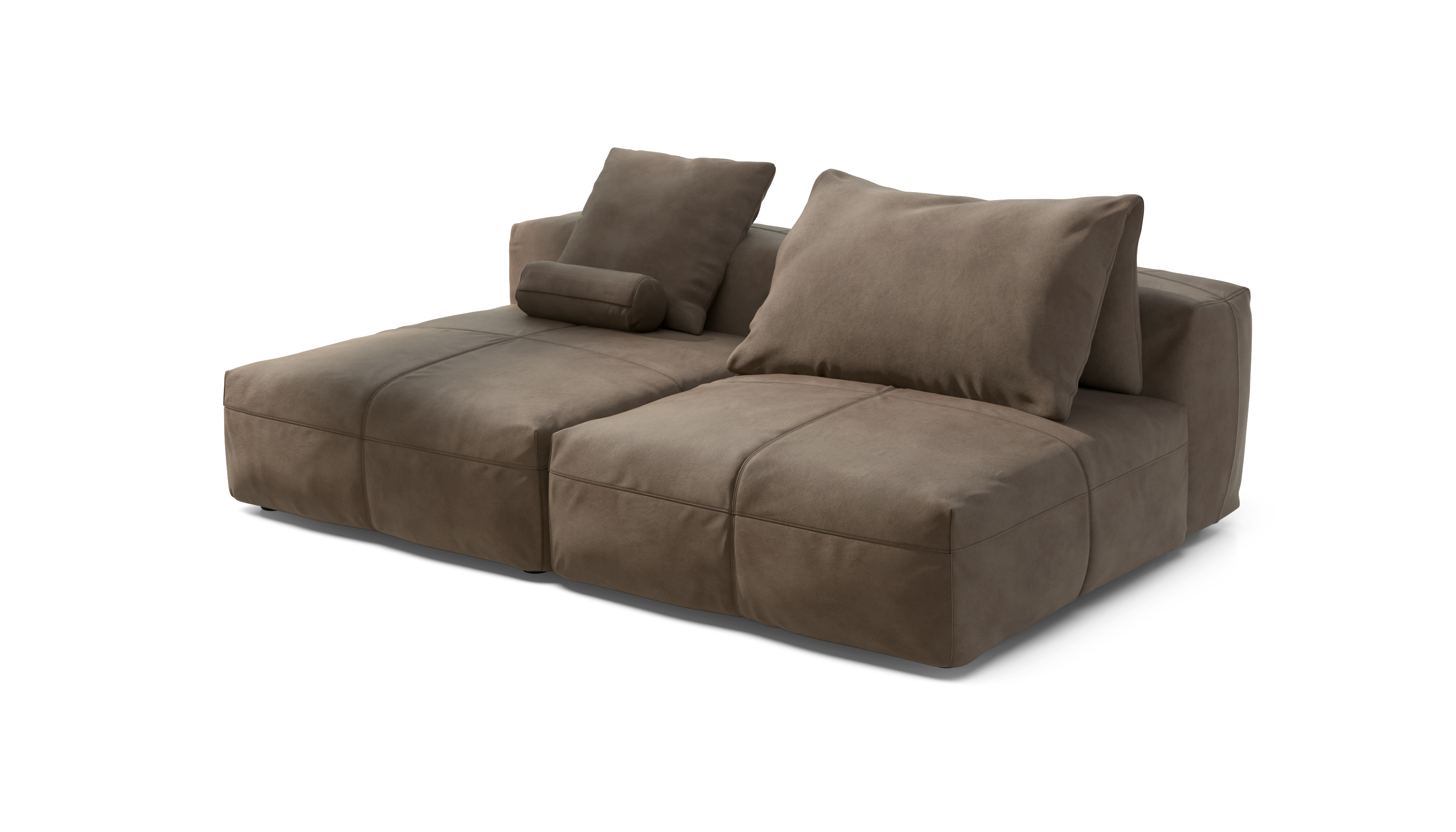 vetsak Sofa Set 01 XLarge divano pelle cacao 210x136