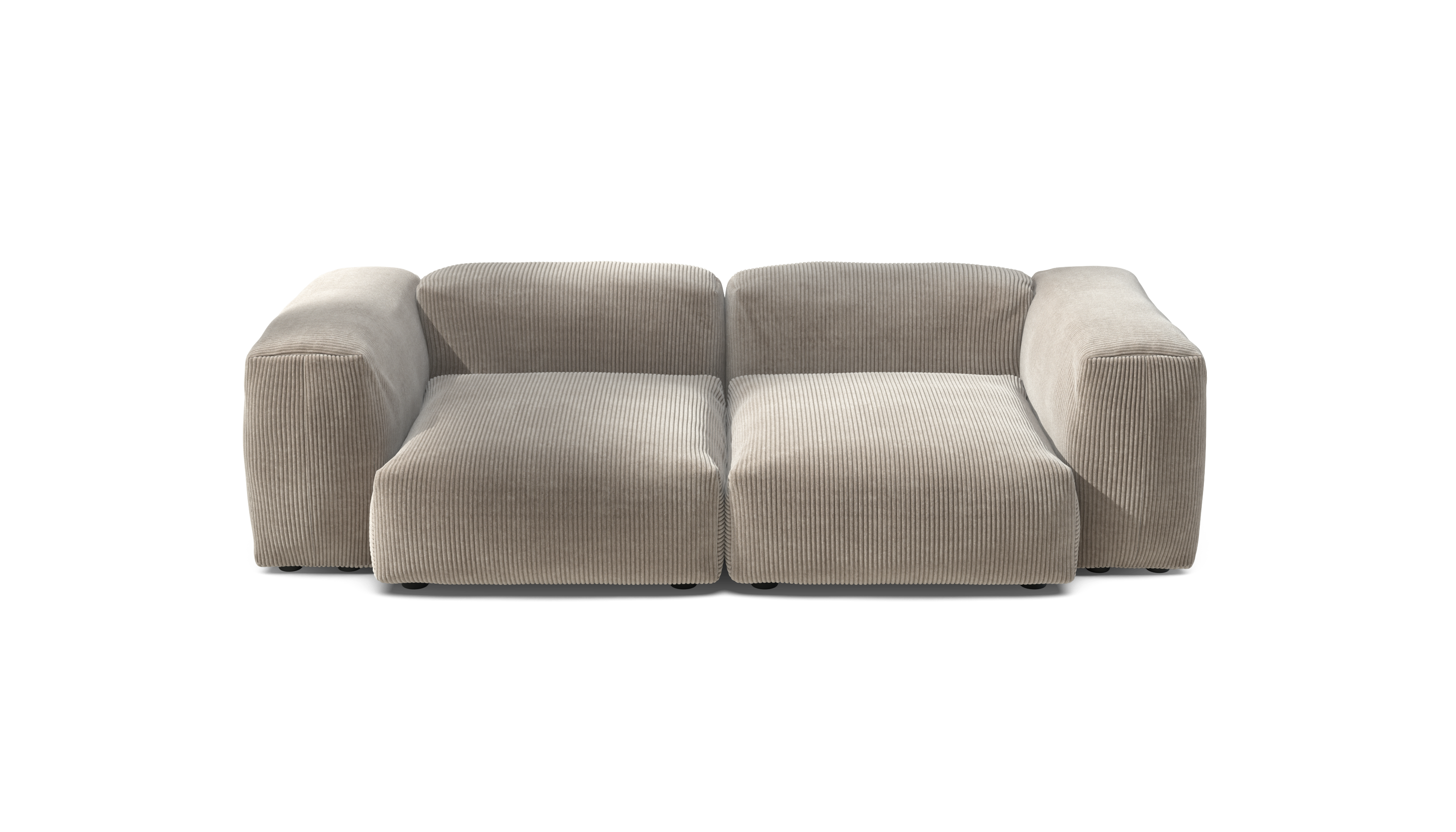 vetsak Sofa Set 02 Medium divano 2,5 posti platino