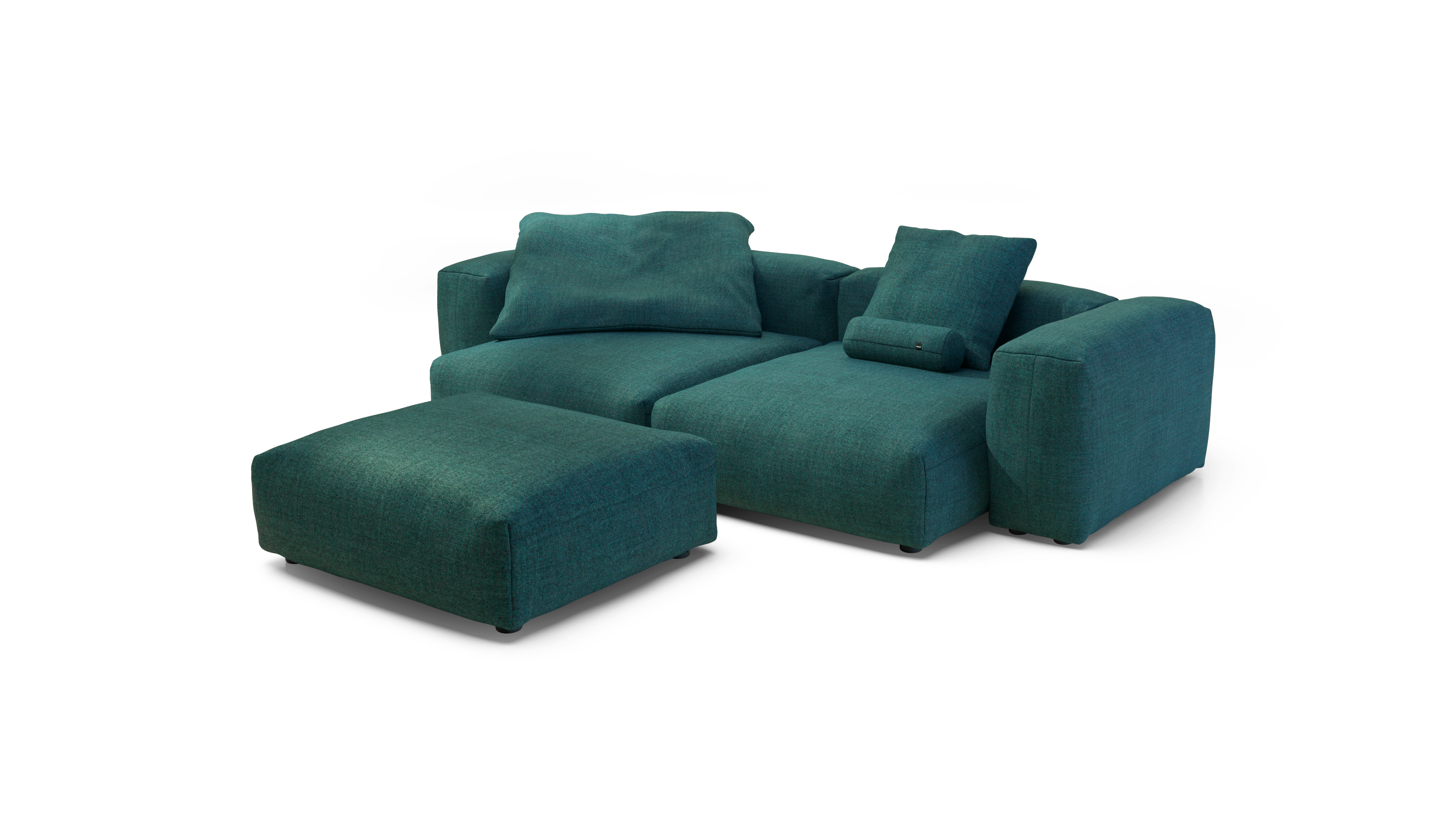 vetsak Set 03 divano angolare piqué cedro 272x220 da esterno