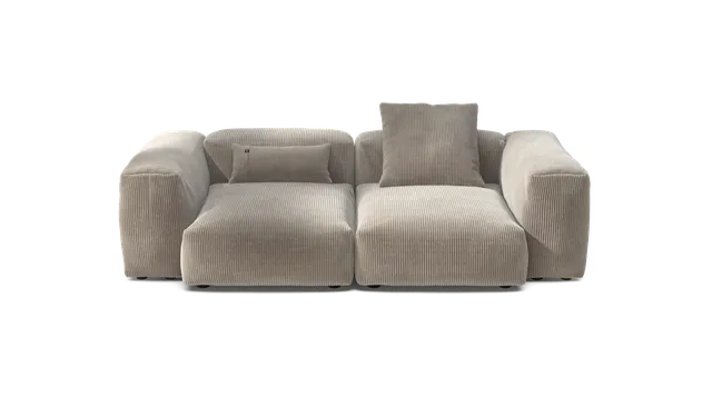 vetsak Sofa Set 02 Medium divano 2,5 posti platino