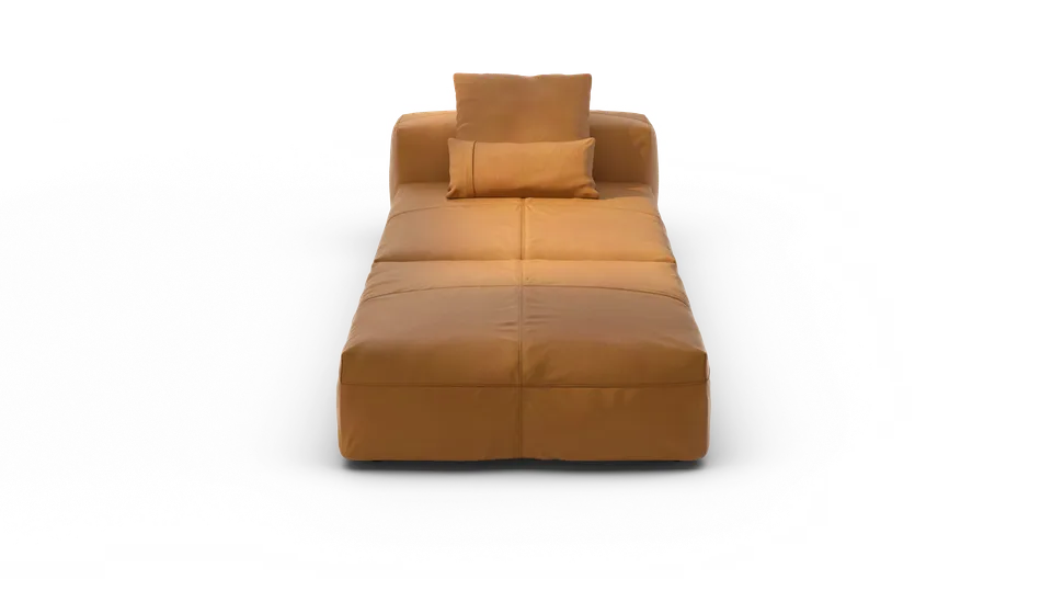 Vetsak Sofa Set 07 divano 2 posti pelle brown 105x220