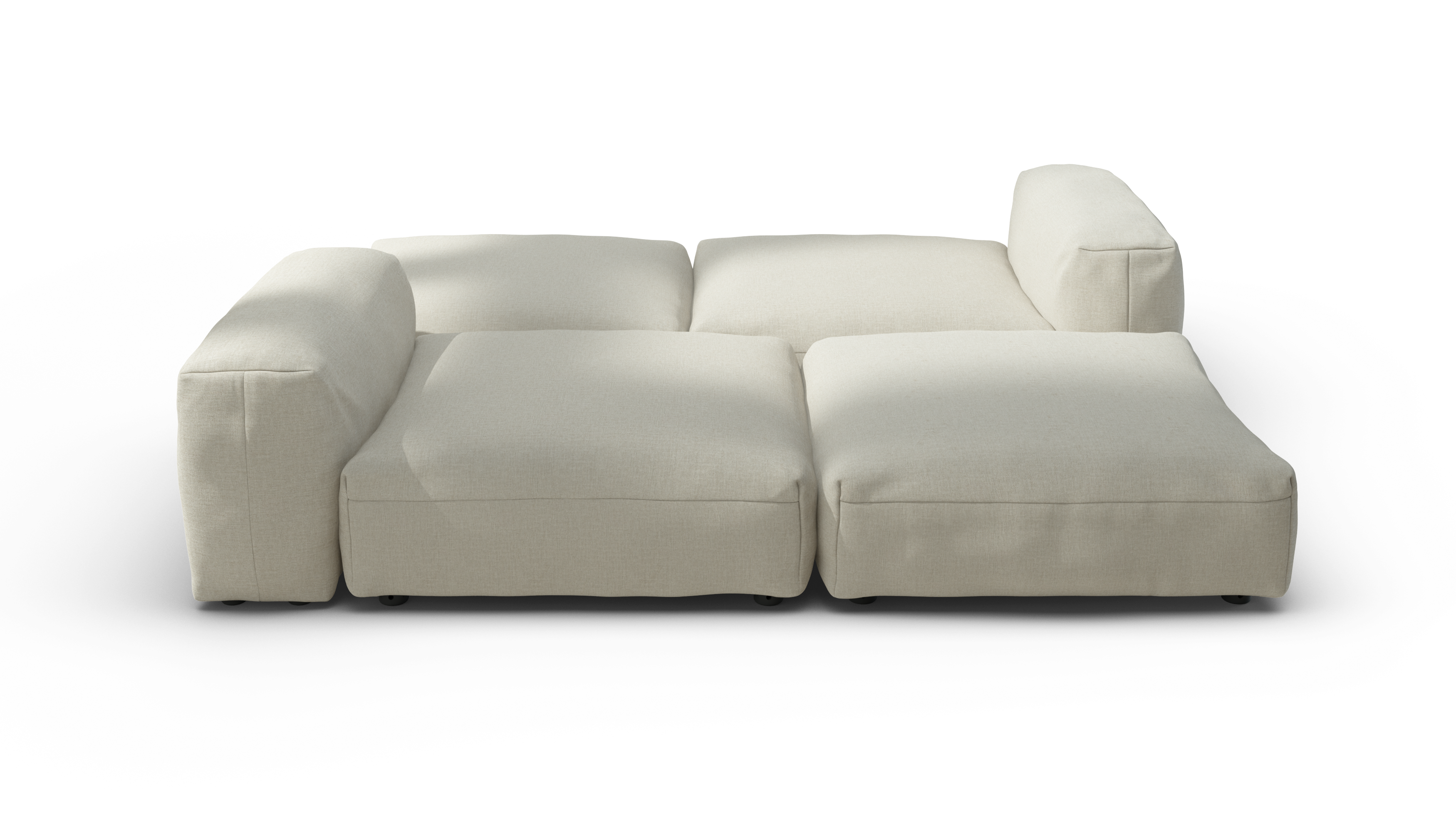 vetsak Sofa Set 08 Daybed divano modulare Ecru Breeze 210x241