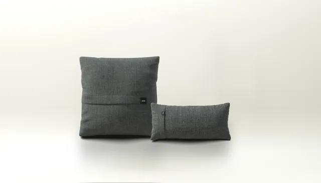 vetsak Pillow Set 1 set cuscini piqué grigio scuro