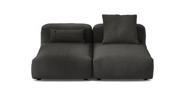 vetsak Sofa Set 01 Medium divano grigio scuro 2,5 posti