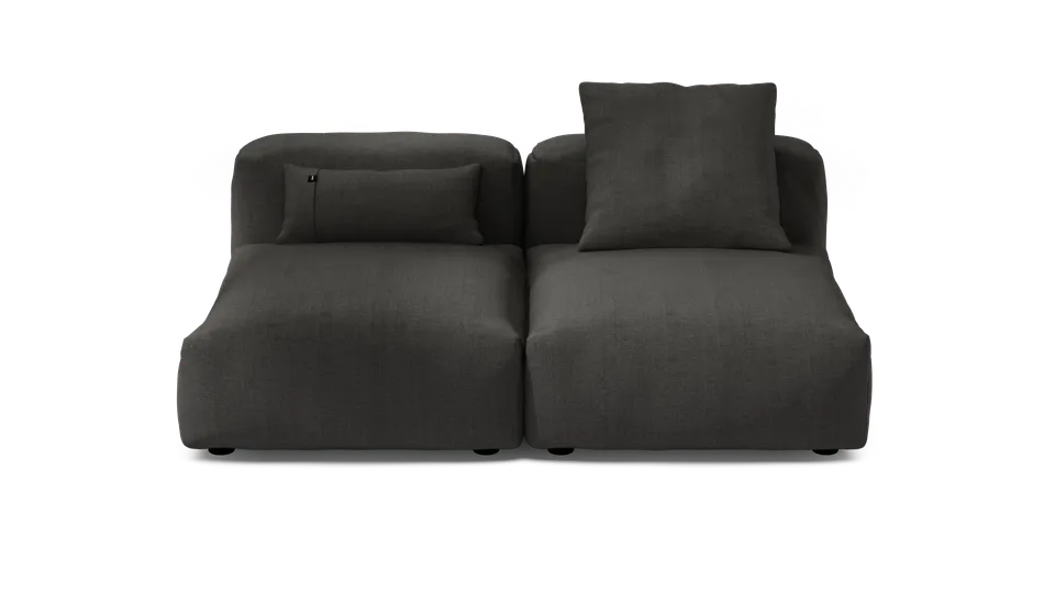 vetsak Sofa Set 01 Medium divano grigio scuro 2,5 posti