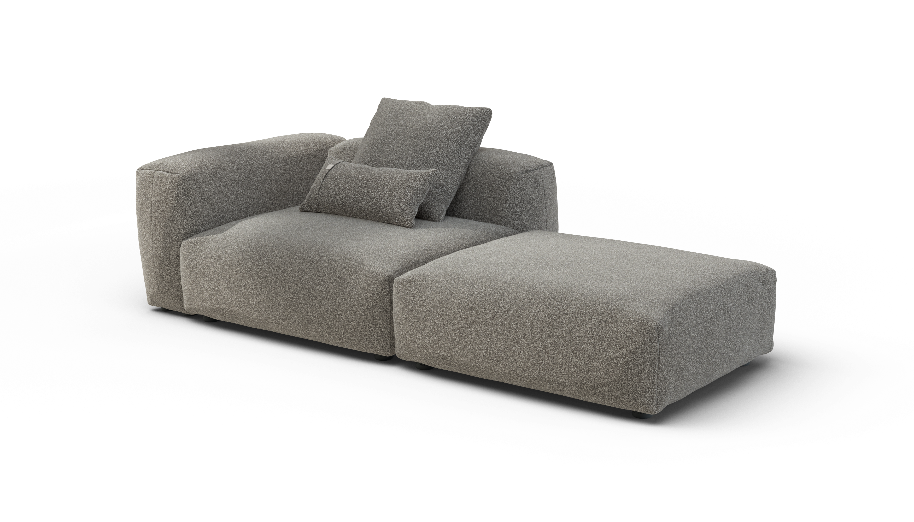 vetsak Sofa Set 01 Large divano modulare Pebble Platinum