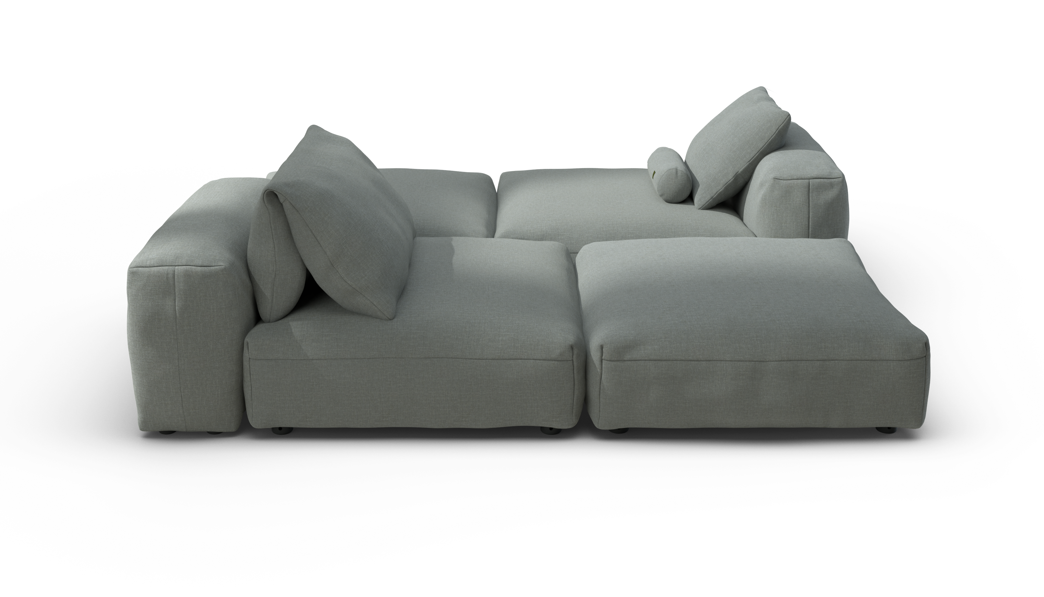 Vetsak Set 08 Daybed Breeze divano isola 6 posti salvia