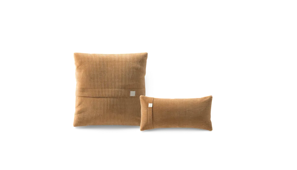 vetsak Pillow Set 1 set cuscini velluto cammello
