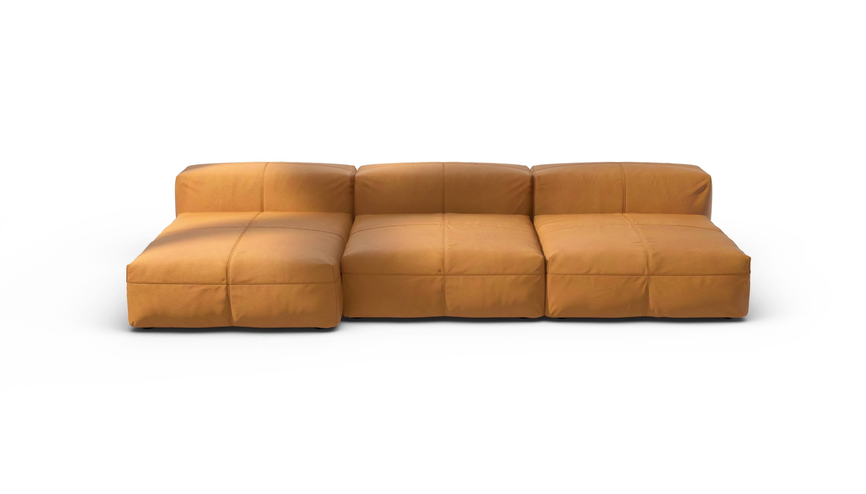 vetsak Sofa Set 04 divano 5 posti pelle marrone