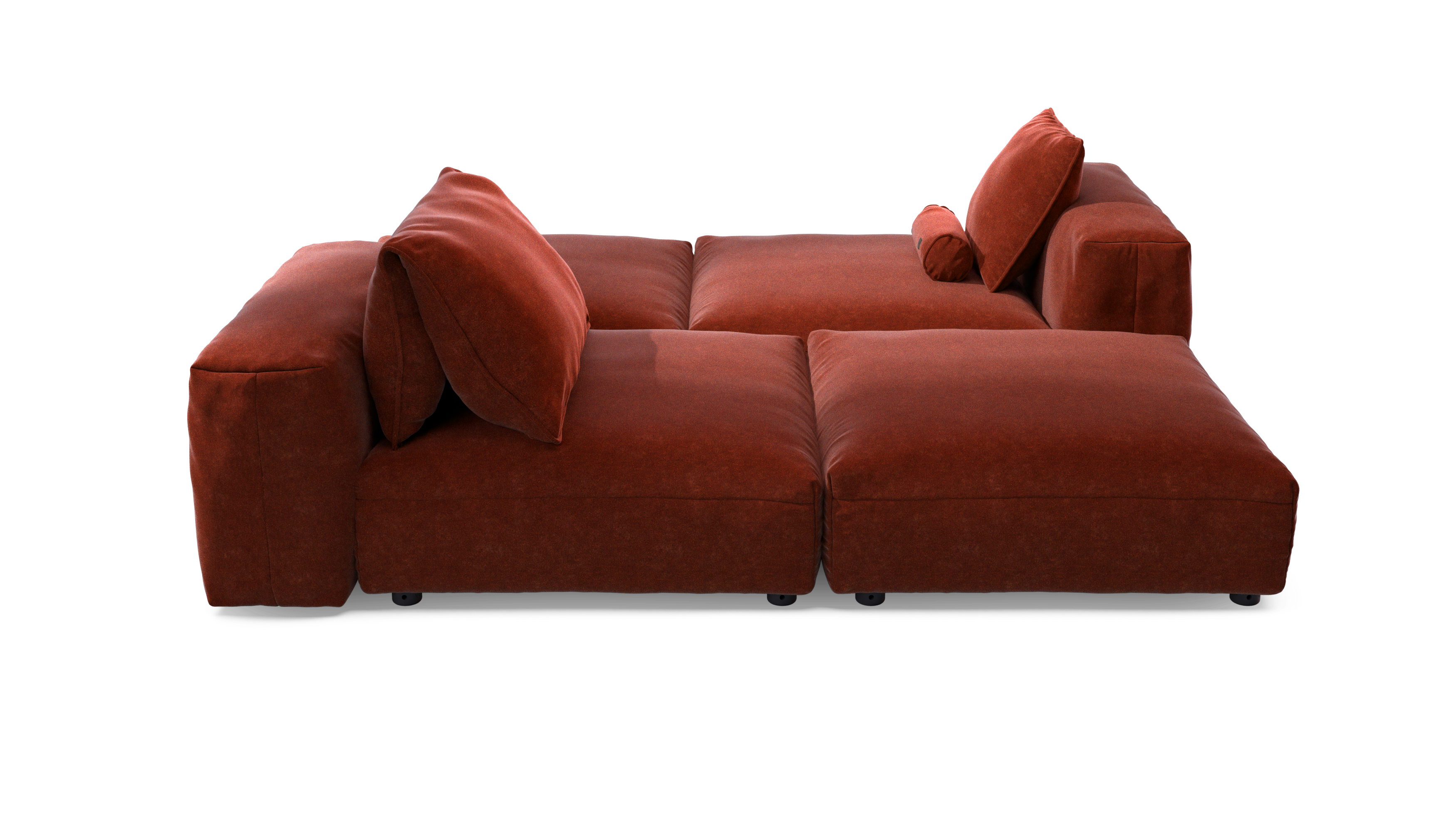 vetsak Sofa Set 08 Daybed divano 6 posti zafferano