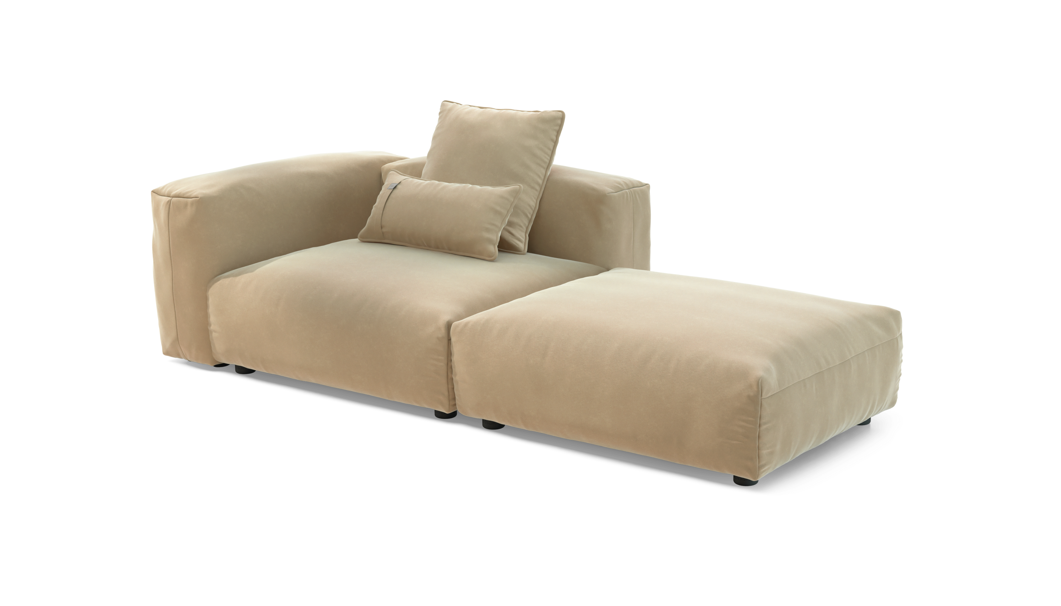 vetsak Sofa Set 01 Large divano modulare crema suave