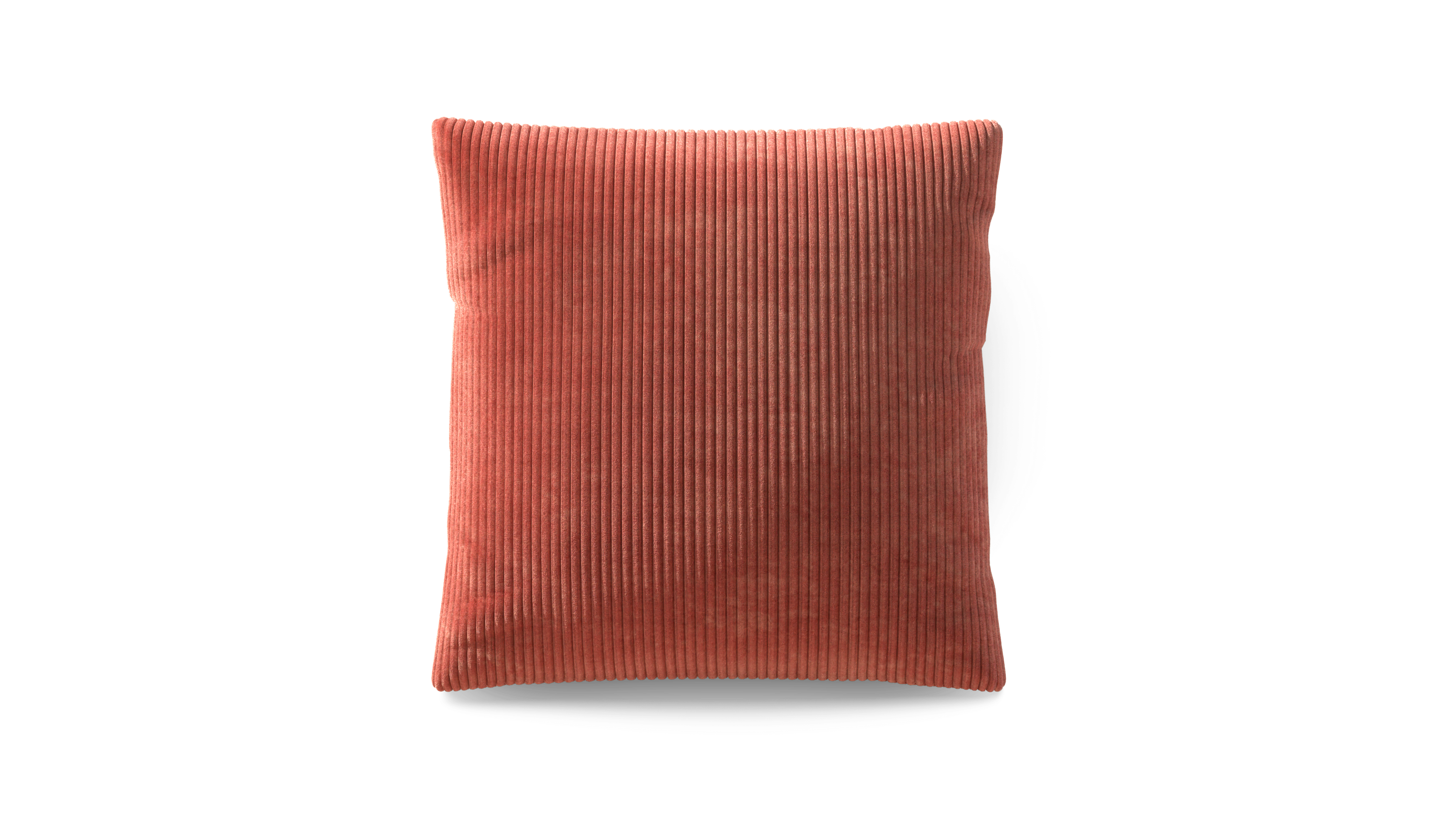 vetsak Big Pillow Cord Velour cuscino mattone