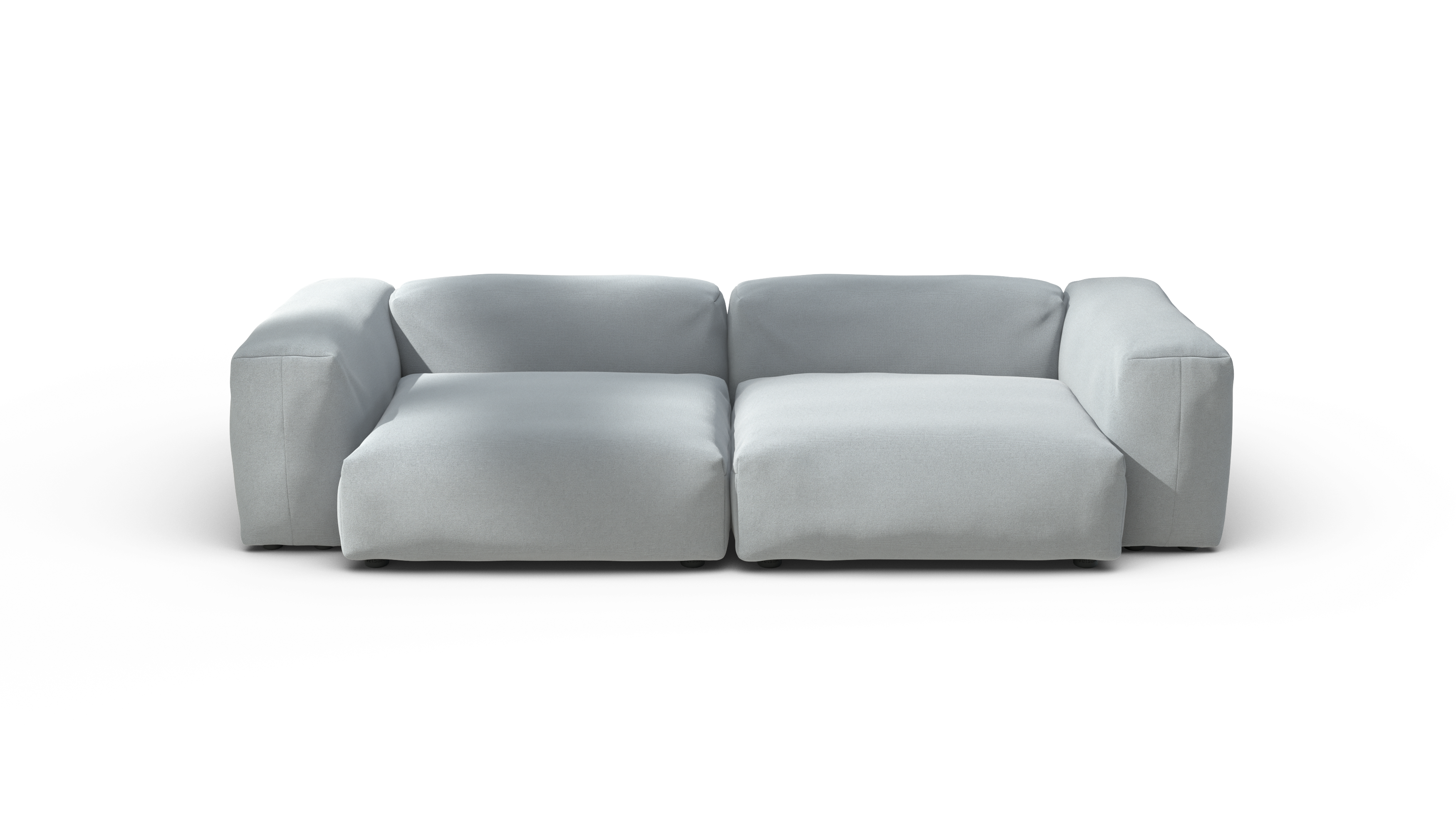vetsak Sofa Set 02 Large divano modulare Pique turchese 4 posti