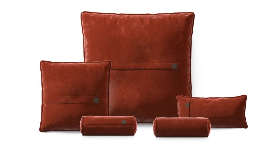 vetsak Pillow Set 4 set cuscini Suave zafferano