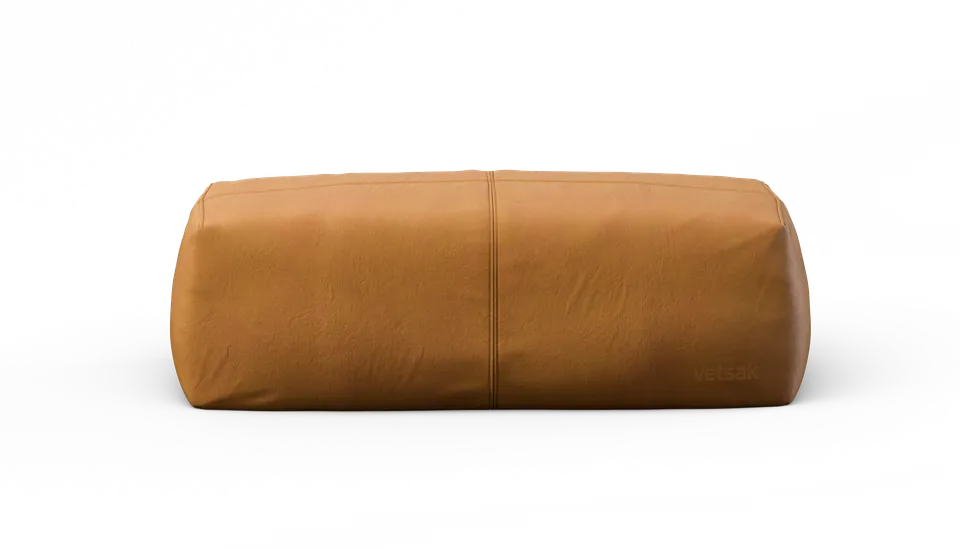 vetsak Lounge Pillow cuscino pelle marrone