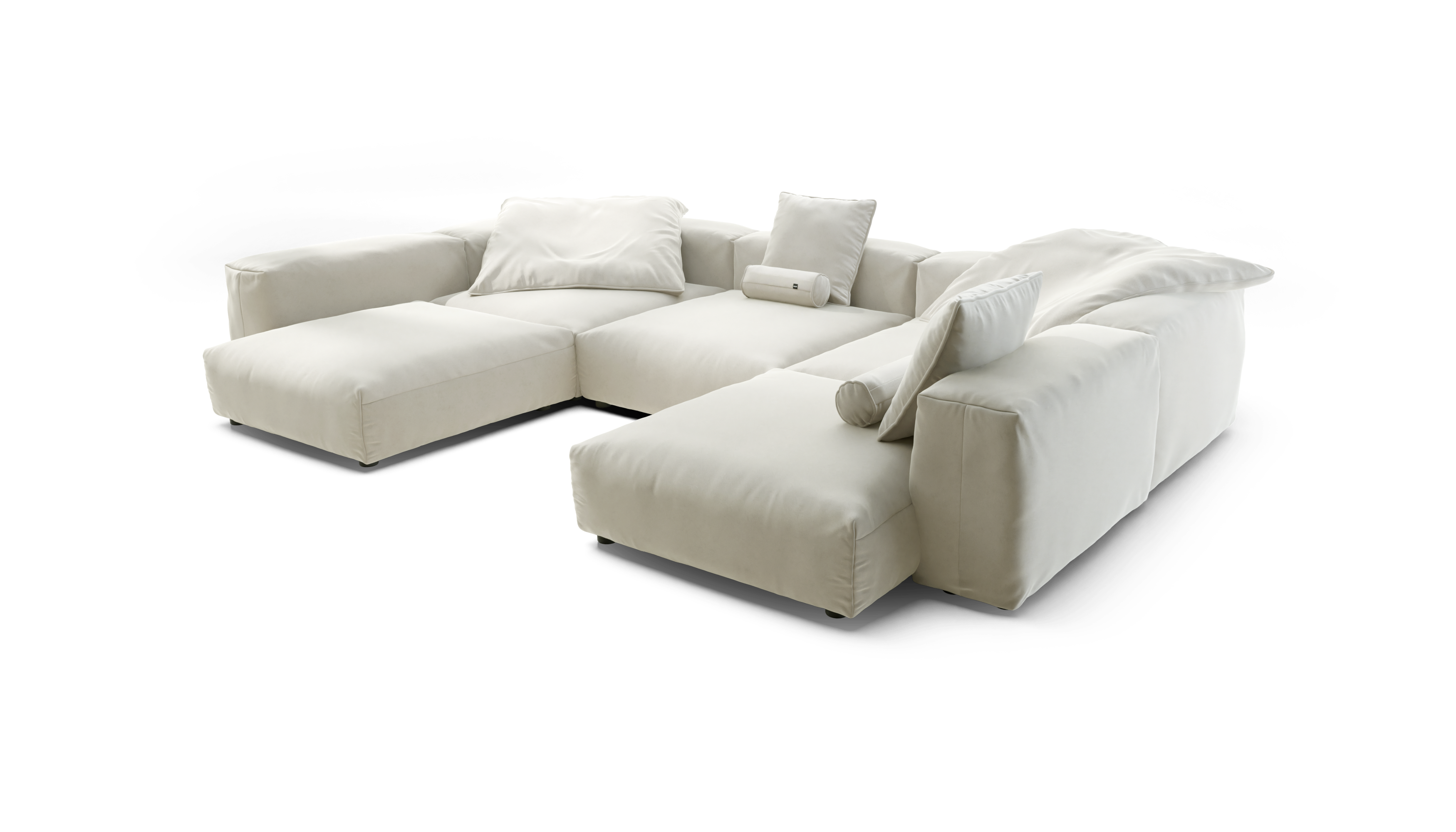 vetsak Sofa Set 06 divano a U Pearl Suave 377x241