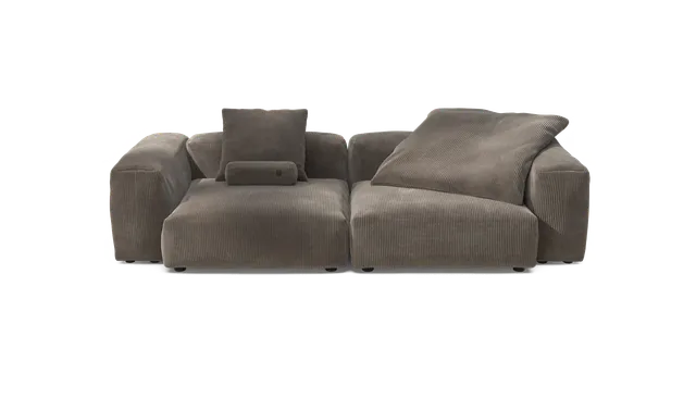 vetsak Sofa Set 02 Large divano modulare moka velluto