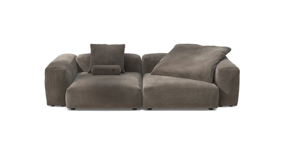 vetsak Sofa Set 02 Large divano modulare moka velluto