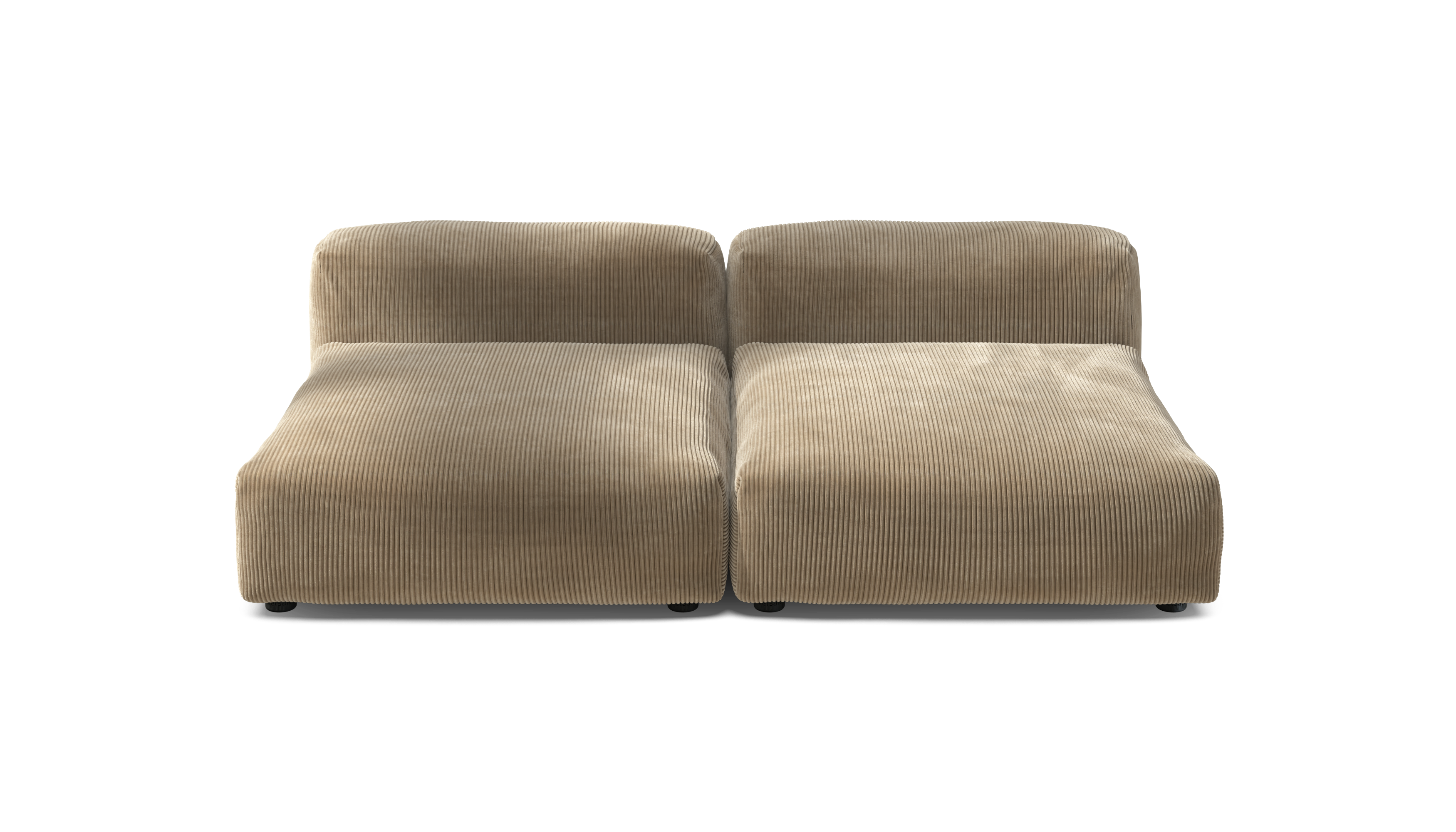vetsak Sofa Set 01 XL divano sabbia in velluto a coste