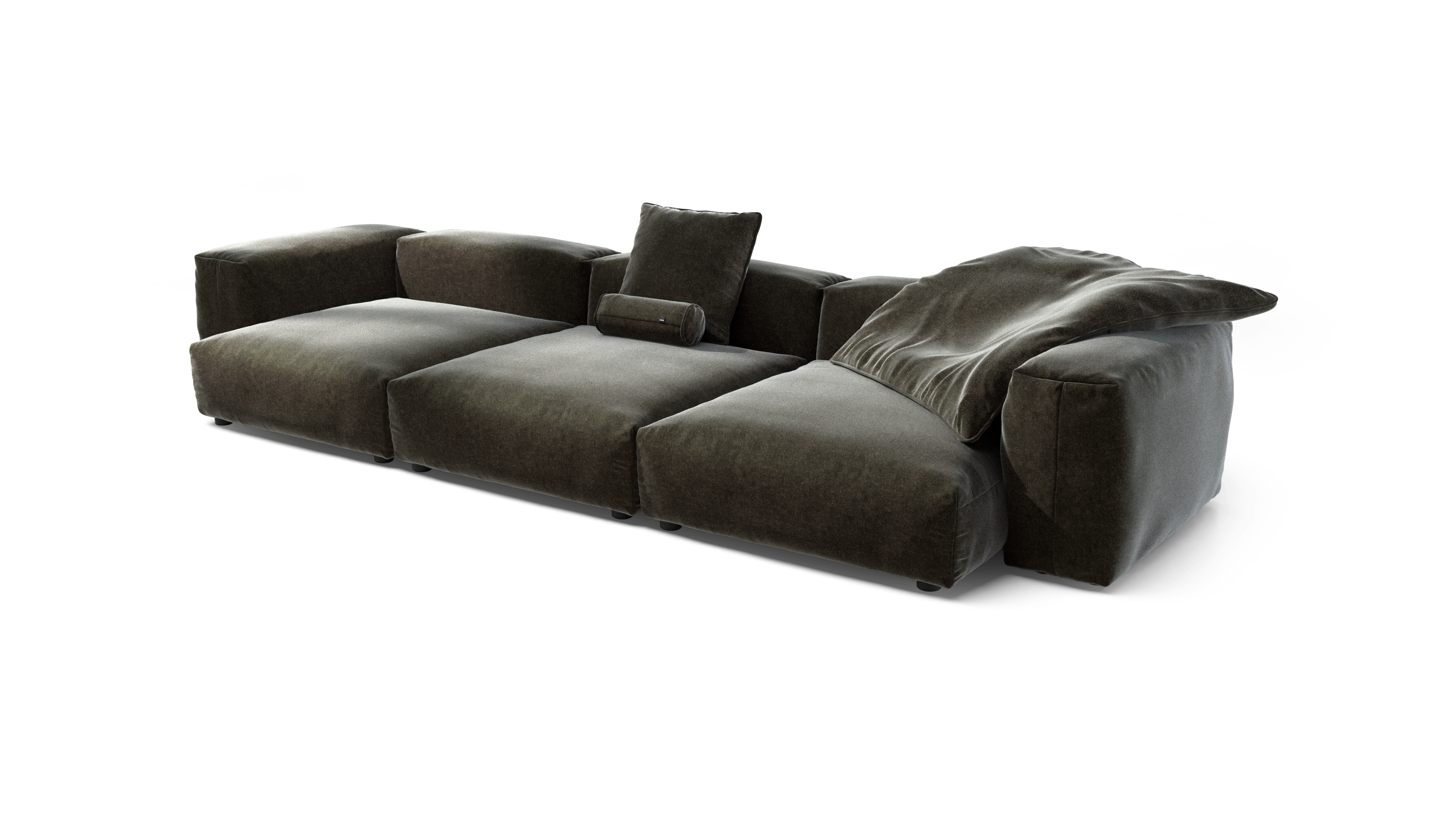 vetsak Sofa Set 05 divano modulare 5 posti Suave antracite