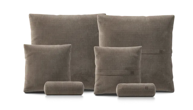 vetsak Pillow Set 3 set cuscini mocha velluto 6 pezzi