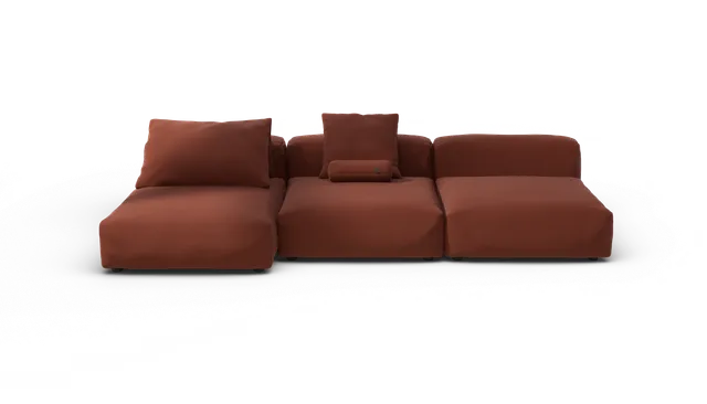 vetsak Sofa Set 04 divano 5 posti zafferano da esterno