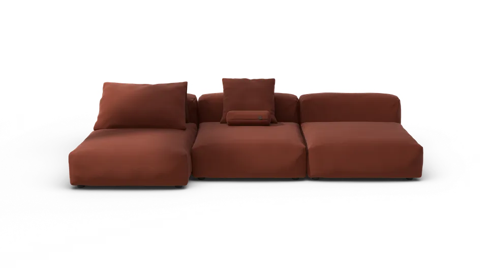vetsak Sofa Set 04 divano 5 posti zafferano da esterno